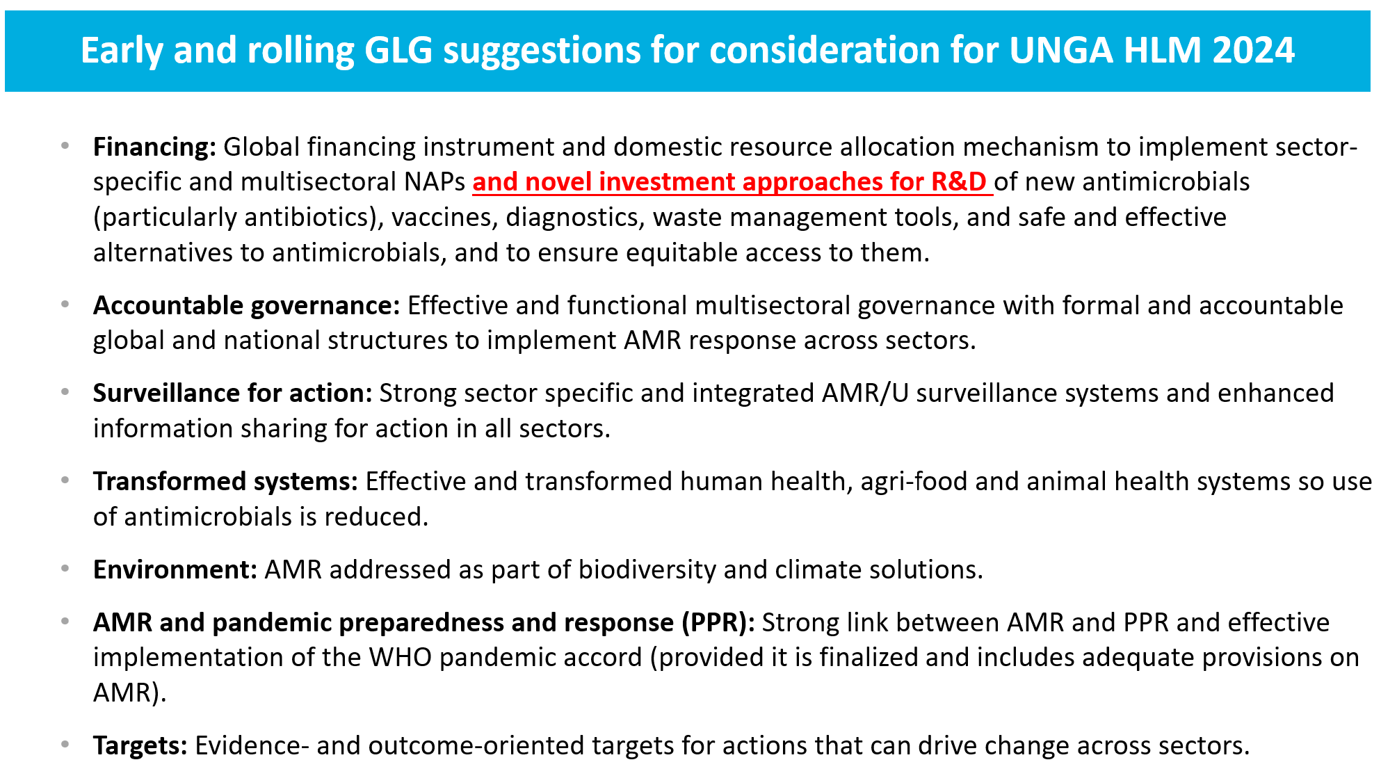 The road to UNGA 2024: Global action on AMR! • AMR.Solutions